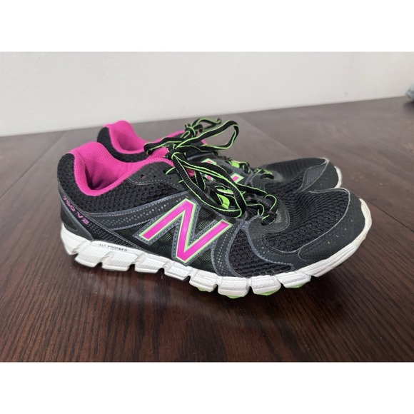 New Balance Shoes - New Balance 750v2 Women's Running Shoes Black Pink Green Athletic Sneakers